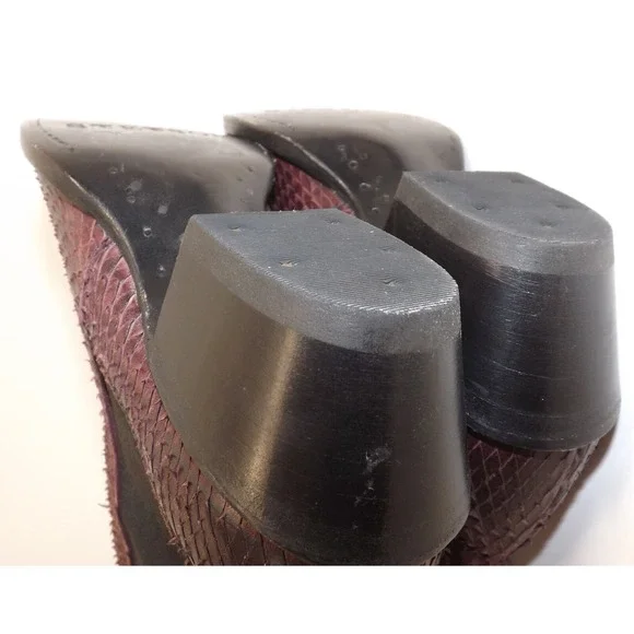 Stetson Python Snakeskin Print Chelsea Boots - Men's size 6.5 - Women's size 8 - Picture 12 of 16